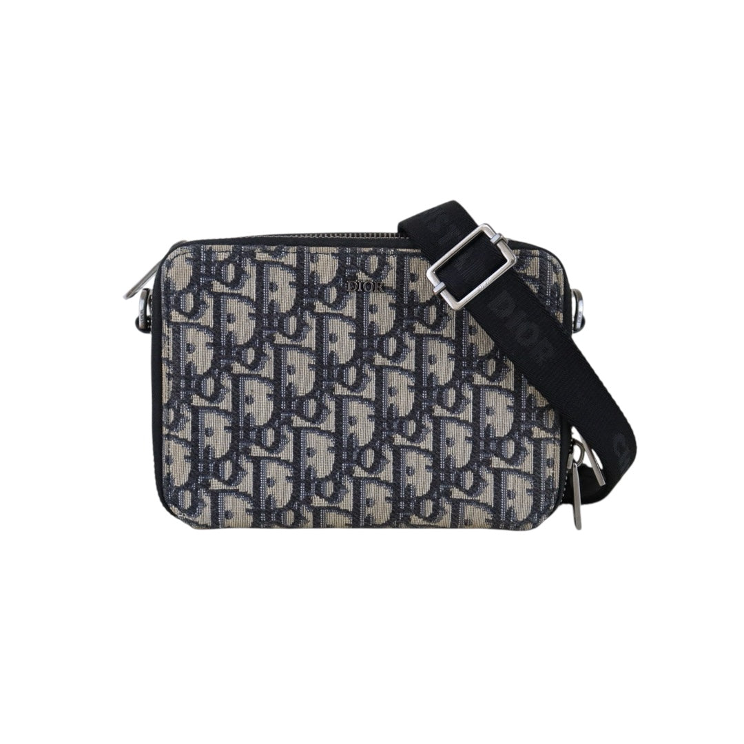 Include Entrupy Certificate of Authenticity｜Good ( Rank AB) ｜ Dior Trotter Safari Oblique Shoulder Bag｜S26012710