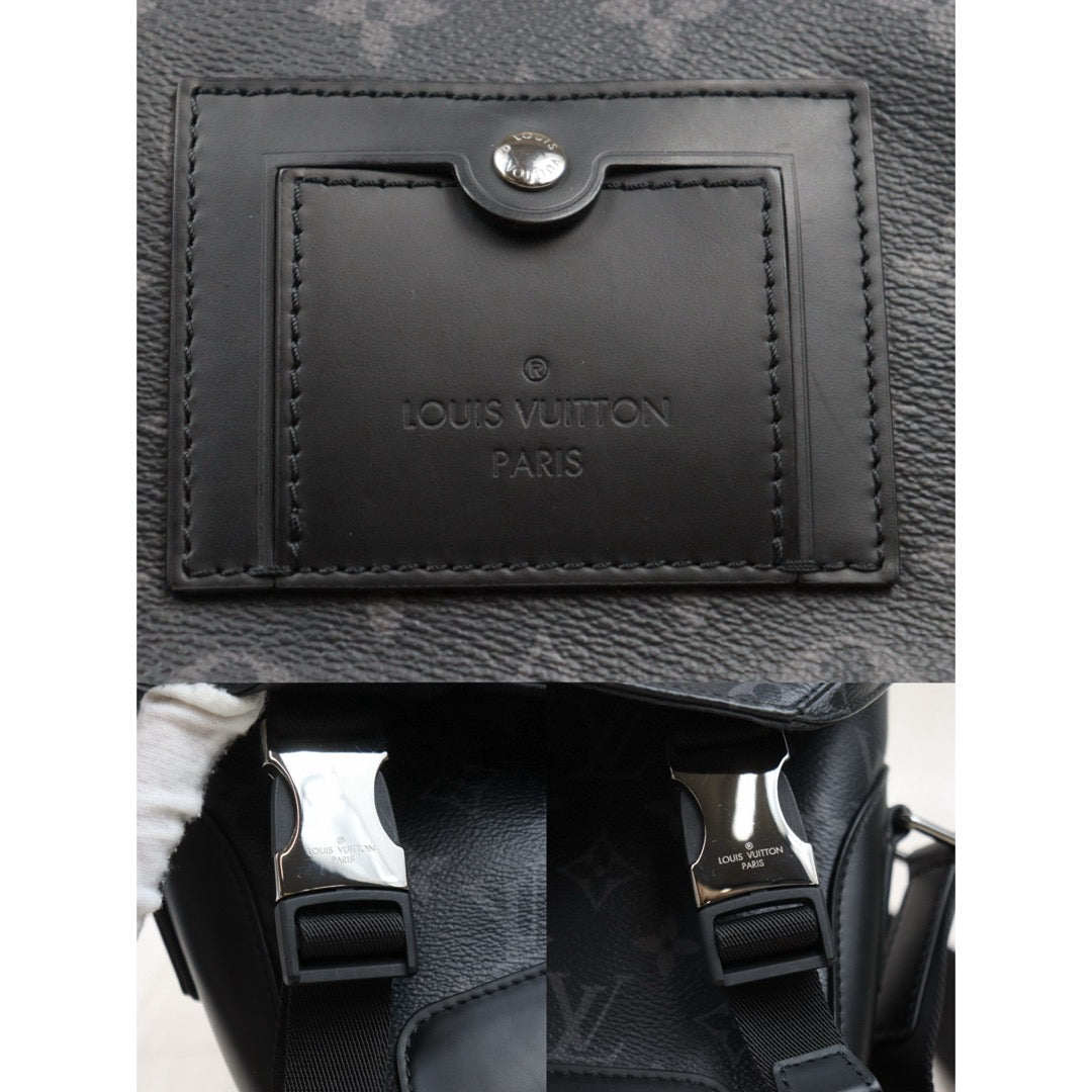 Very Good ( Rank A)｜ LV  Monogram Voyager Shoulder Bag Black｜P25012210