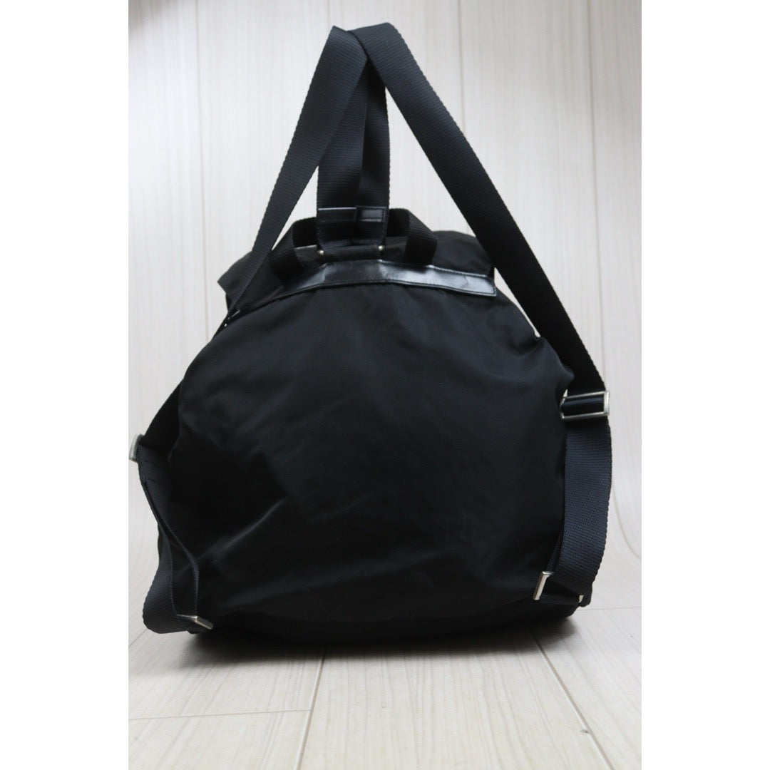 Include Entrupy Certificate of Authenticity｜Good ( Rank AB)｜Prada  Nylon Black Backpack Medium｜26101601