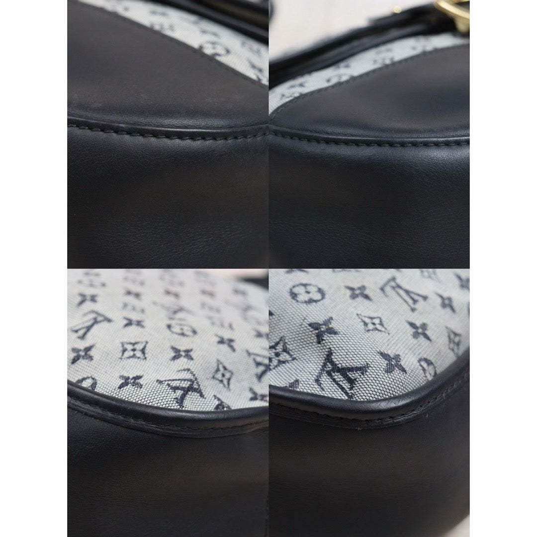 Include Entrupy Certificate of Authenticity｜Good ( Rank AB) ｜  Louis Vuitton Monogram Denim  Blue Shoulder Bag  ｜26050801