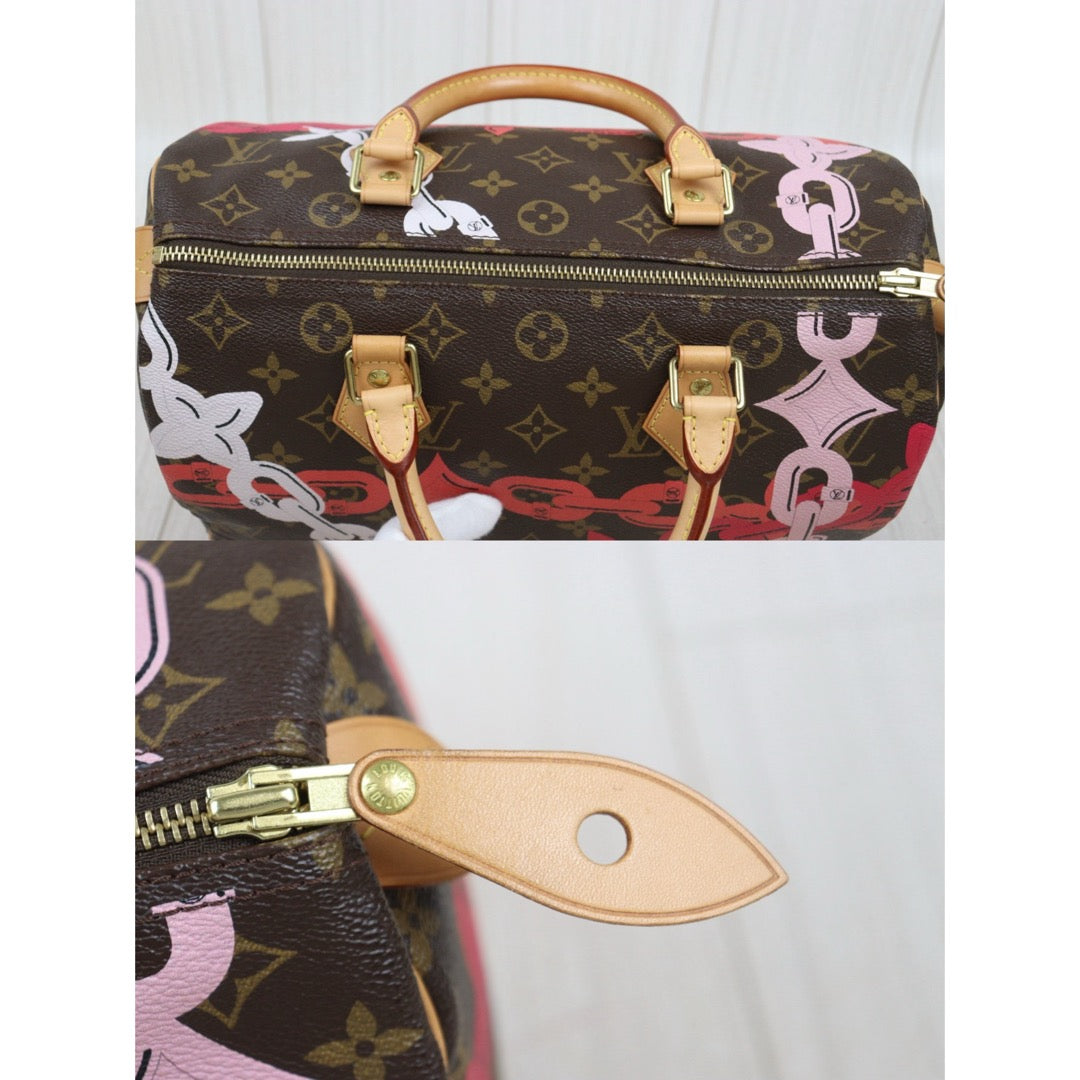 Good ( Rank AB) ｜ LV Monogram Graffiti Speedy 30 Hand Bag Show Limited edition｜P25082709