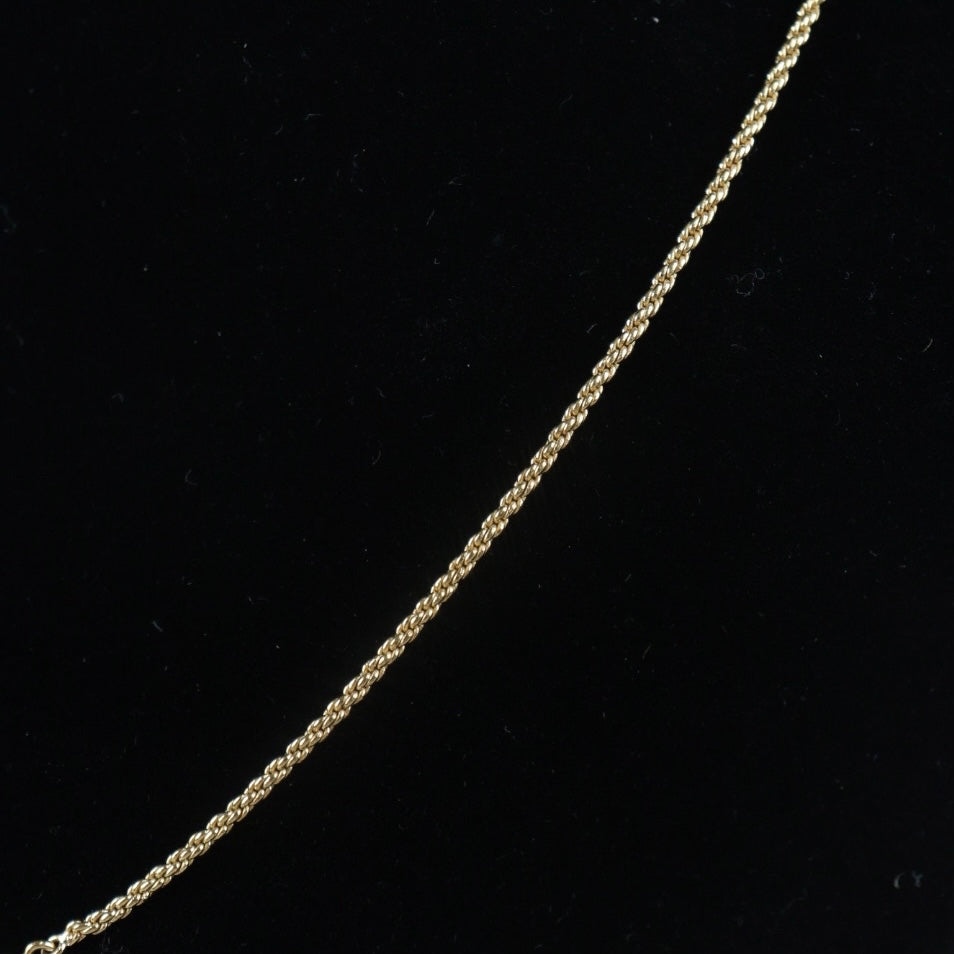 Rank A ｜ Dior CD Necklace Gold Plated ｜23092225