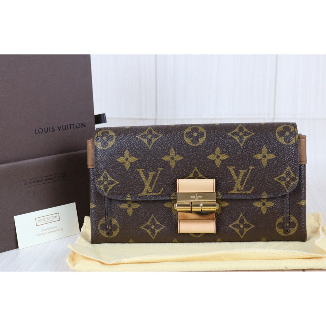 Include Entrupy Certificate of Authenticity｜Very Good ( Rank A)｜ Louis Vuitton Monogram  Elysee Wallet ｜Z26091513