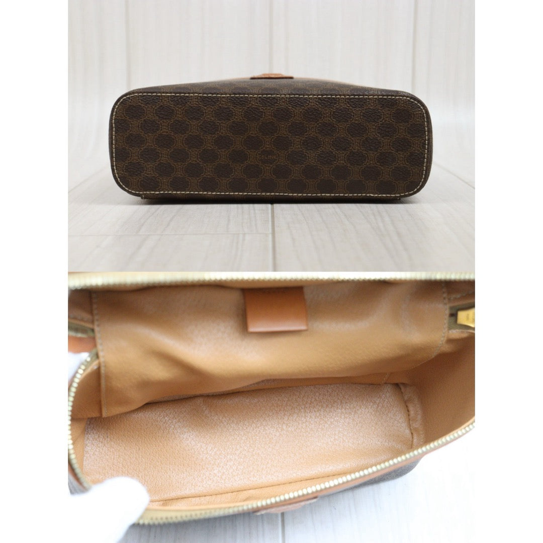 Include Entrupy Certificate of Authenticity｜Very Good ( Rank A)｜ CELINE Macadam Vanity Handbag ｜26031604