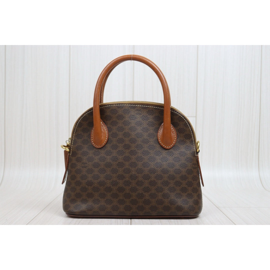 Include Entrupy Certificate of Authenticity｜Good ( Rank AB) ｜CELINE Macadam Handbag Shoulder Bag  ｜26062915