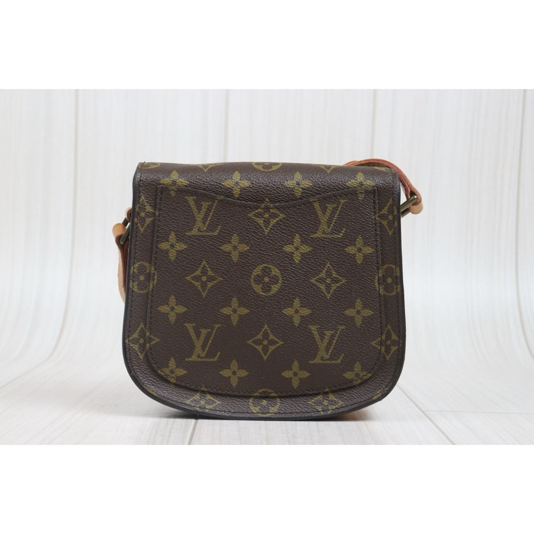 Include Entrupy Certificate of Authenticity｜Good ( Rank AB)｜ Louis Vuitton Monogram Pork skin Saint Cloud PM Shoulder Bag ｜26072104