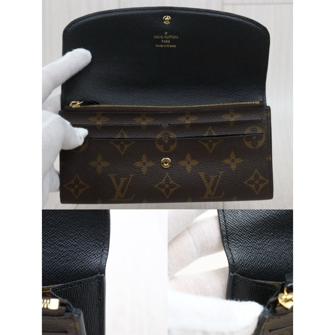 Very Good ( Rank A)｜  LV Monogram Portefeuille Emilie Long Style Wallet IC Chip model｜25120605