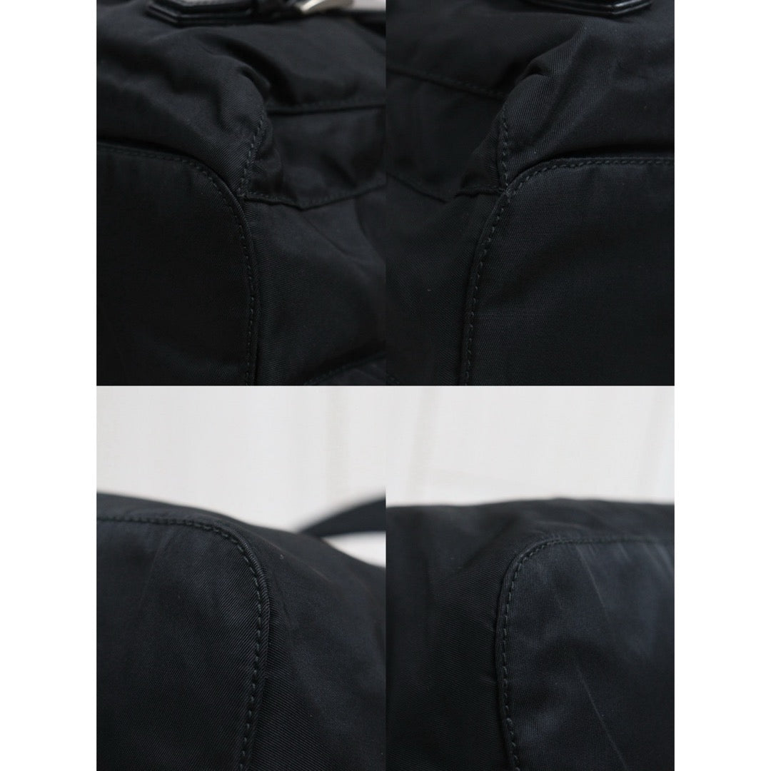 Include Entrupy Certificate of Authenticity｜Good ( Rank AB) ｜Prada  Nylon Black Small Backpack ｜26091802