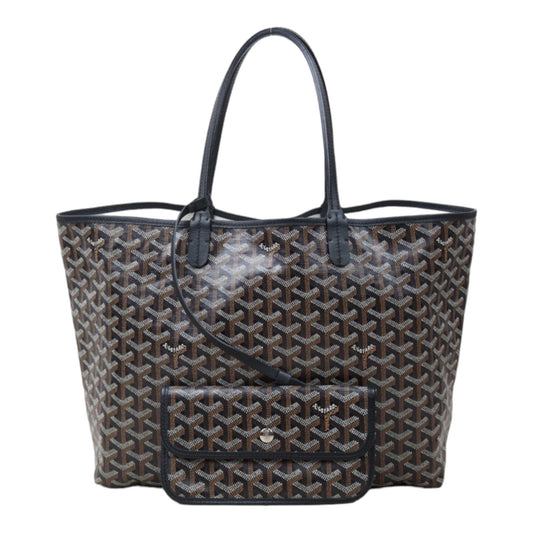 Rank A ｜ Goyard Saint-Louis PM Tote Bag Black｜S24052201