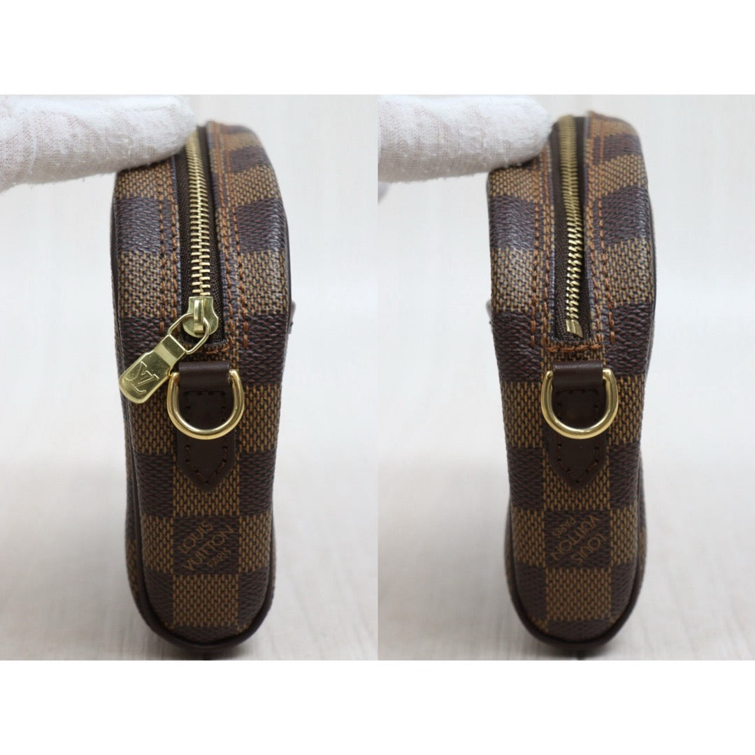 Include Entrupy Certificate of Authenticity｜Very Good ( Rank A)｜Louis Vuitton Damier Lpanema Pochette Shoulder Bag｜26042807