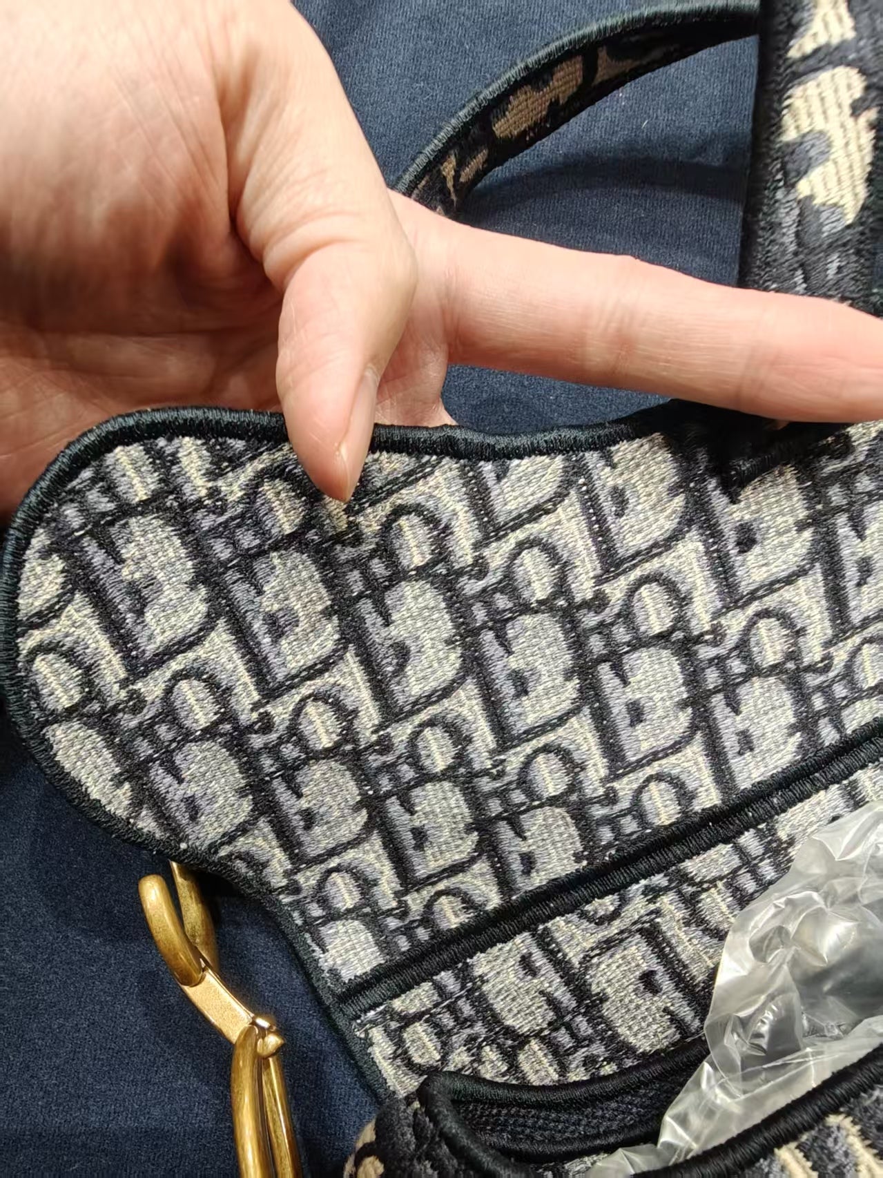 Dior Trotter Saddle Shoulder Bag