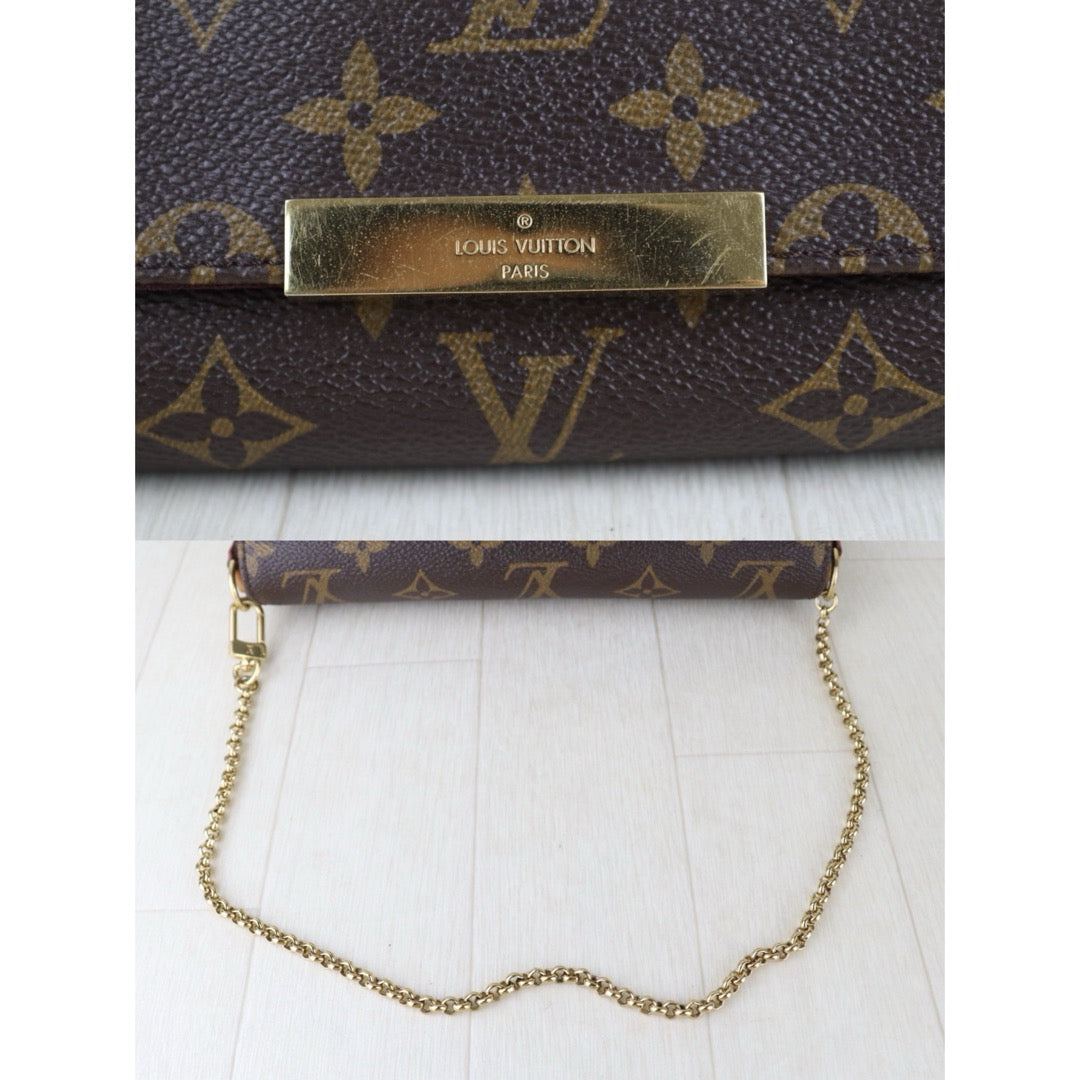 Include Entrupy Certificate of Authenticity｜Good ( Rank AB)｜Louis Vuitton Monogram Favorite PM ShoulderBag ｜S26072516