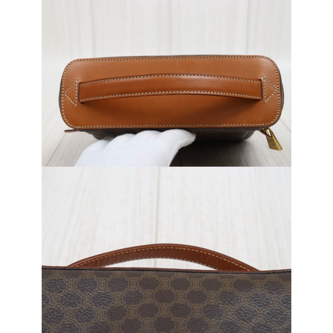 Include Entrupy Certificate of Authenticity｜Very Good ( Rank A)｜ CELINE Macadam Vanity Handbag ｜26031604