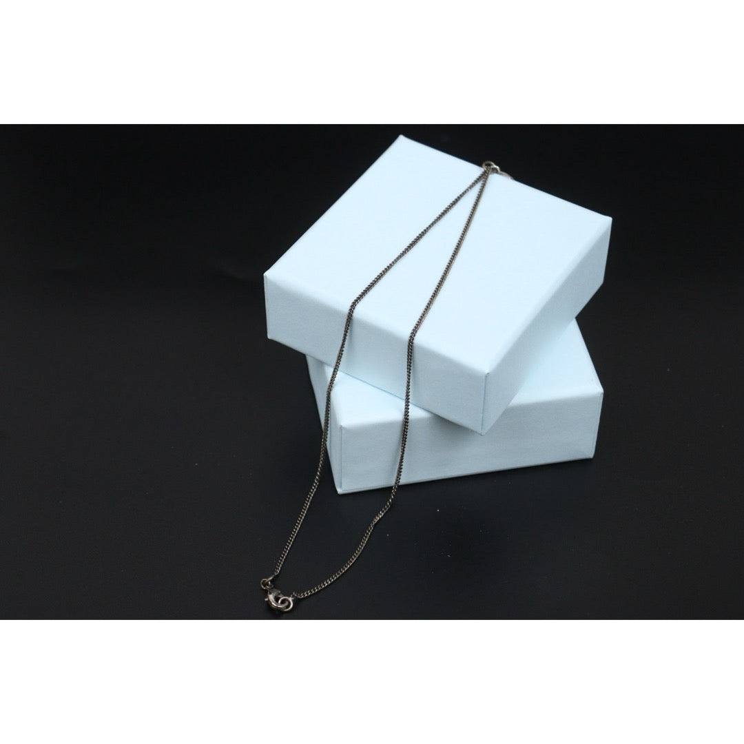 Good ( Rank AB) ｜CHANEL COCO Mark Rhinestone Necklace Silver｜V25070203