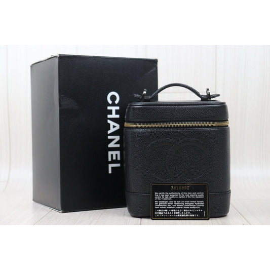 Very Good ( Rank A) ｜ CHANEL Caviar Skin Vanity Handbag  Made In 1994～1996Year ｜S24101101