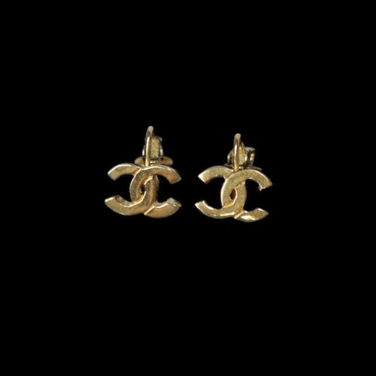 Rank AB ｜CHANEL COCO Earrings 18k Gold Plated ｜V23072715