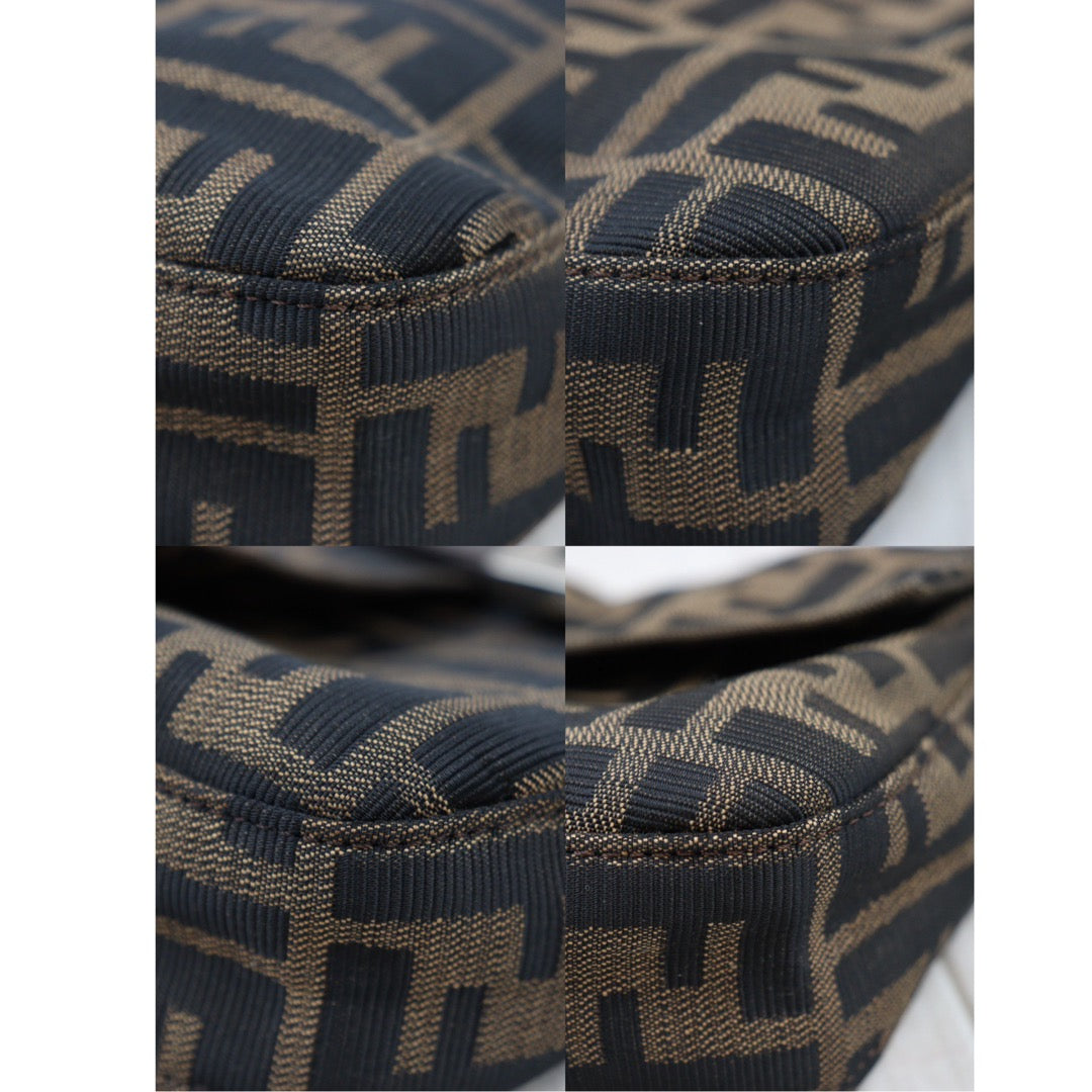 Rank AB ｜ FENDI Zucca Mamma Baguette Shoulder Bag｜24032619