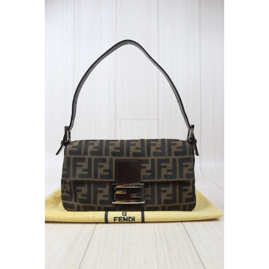 Good ( Rank AB) ｜ FENDI Zucca Mamma Baguette Shoulder Bag｜24110738