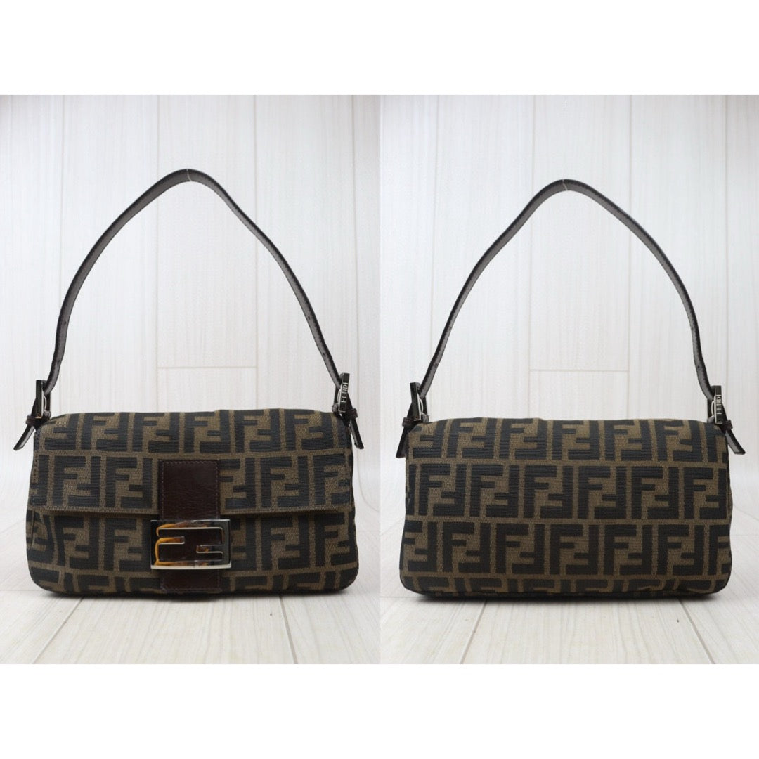 Good ( Rank AB) ｜ FENDI Zucca Mamma Baguette Shoulder Bag｜24110738