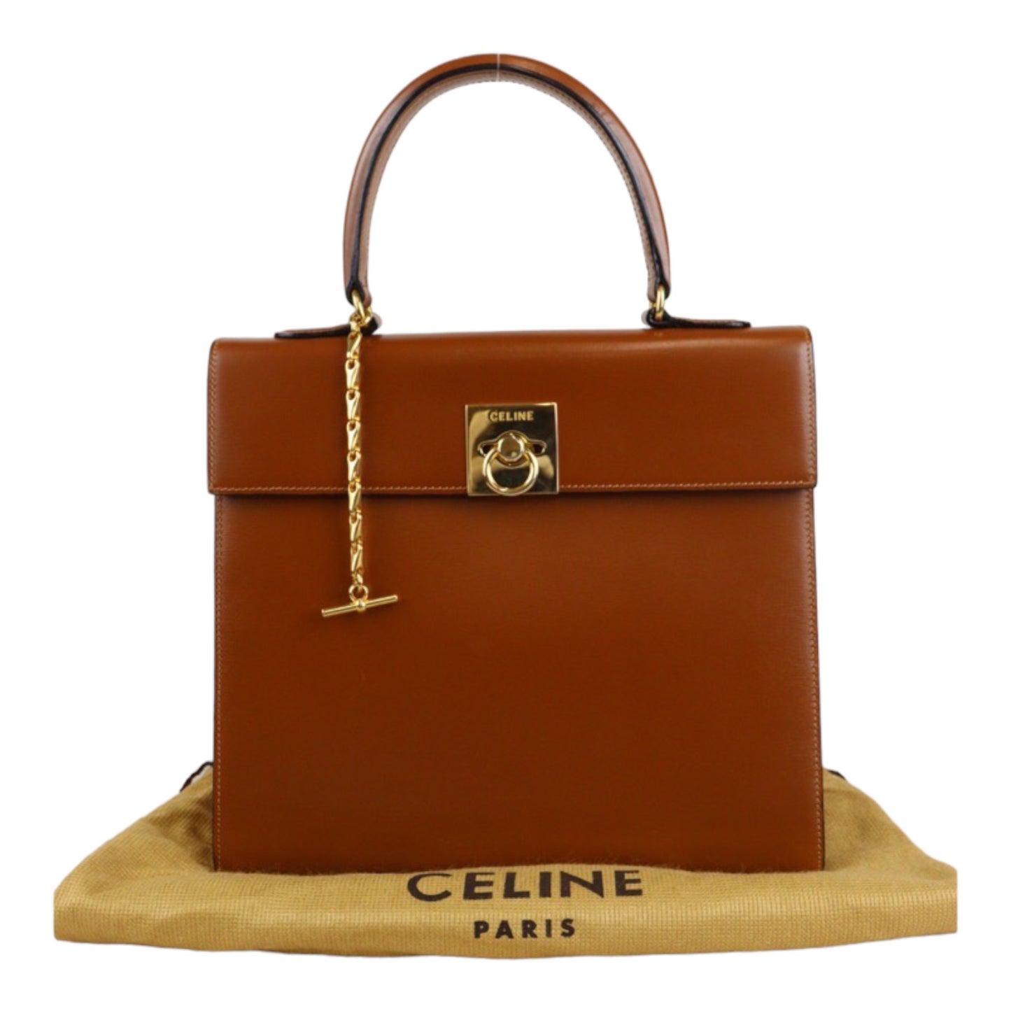 Rank A ｜ CELINE Calf Leather Handbag ｜V23062801