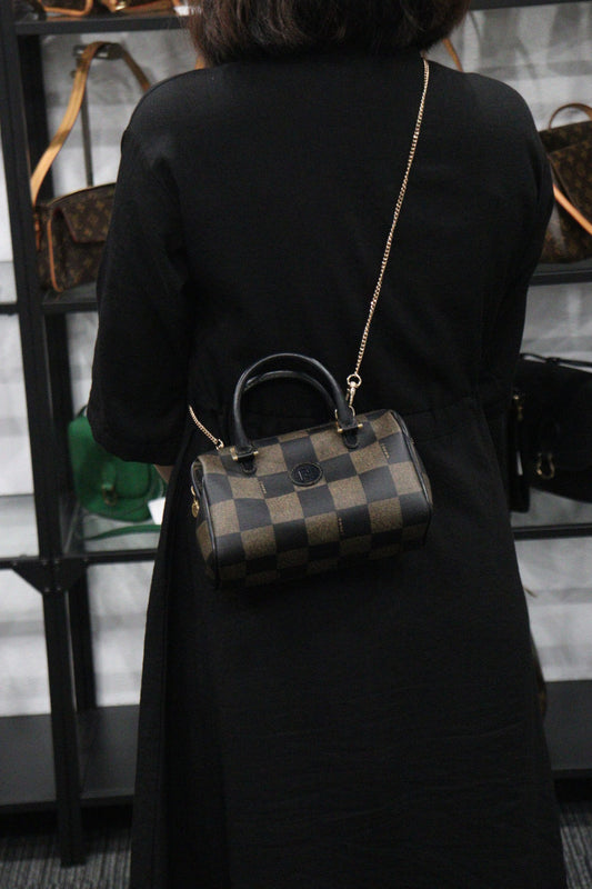 Rank AB｜ FENDI Mini Boston Bag ｜V23062977