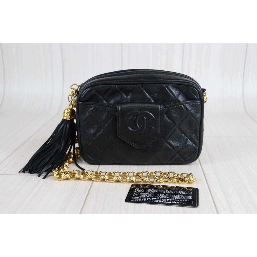 Rank A ｜ CHANEL Matrasse Chain Camera Bag 18 Shoulder Bag Made In 1989～1991 Year｜23071002