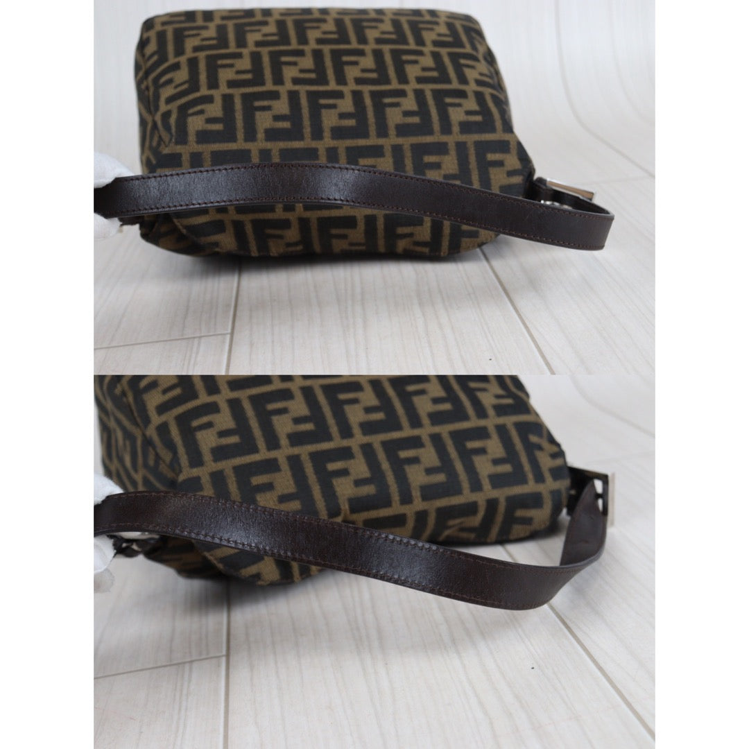 Rank A ｜ FENDI Zucca Mamma Bucket  Shoulder Bag｜23060905