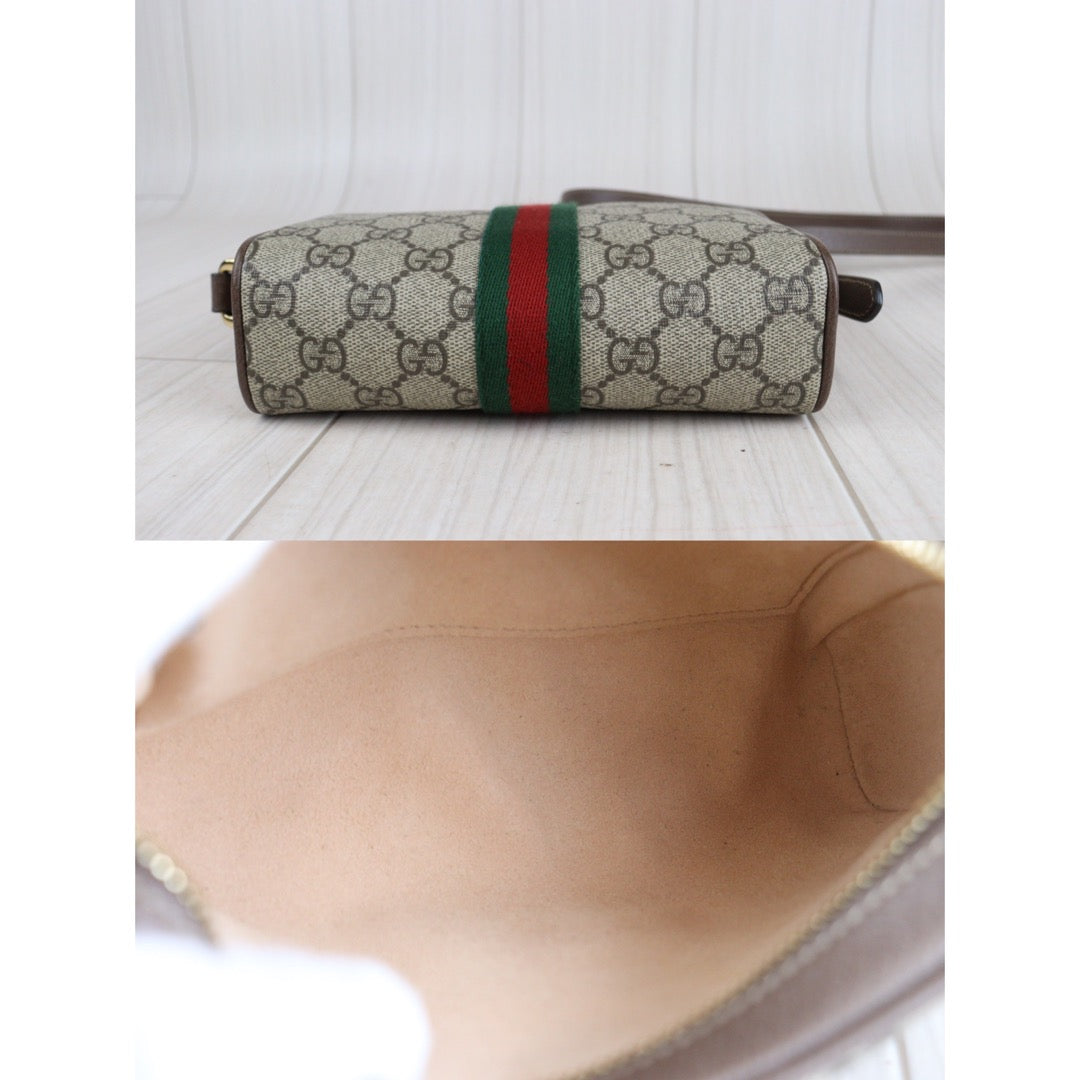 First installment｜Rank A ｜ GUCCI GG Supreme Mini Bag Shoulder Bag ｜23062201