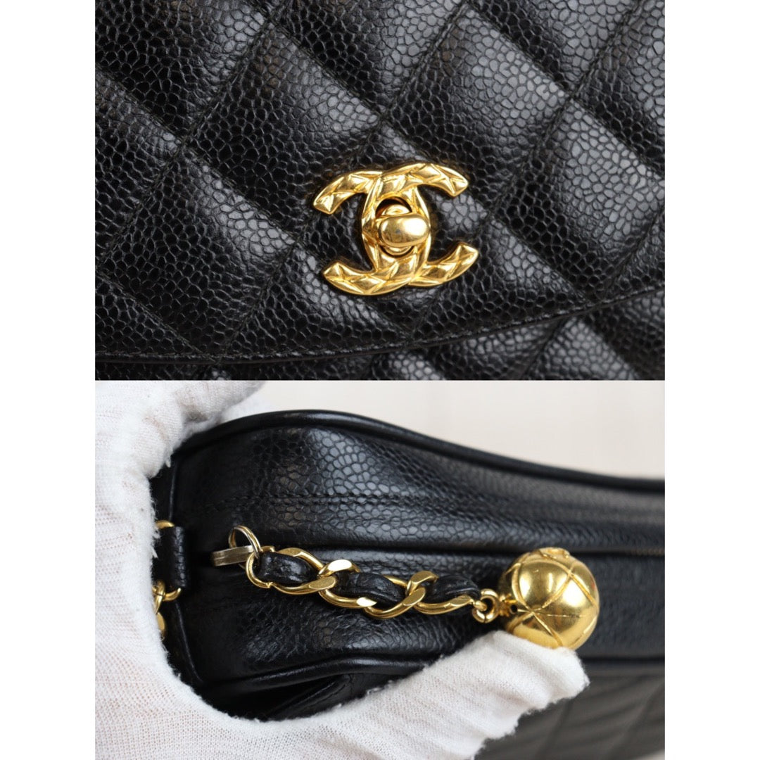 Rank AB ｜ CHANEL Caviar Skin Camera Bag｜23062306