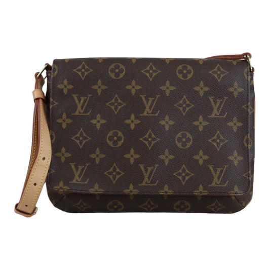 Rank A ｜ LV Monogram Musette Tango Shoulder Bag｜23062908