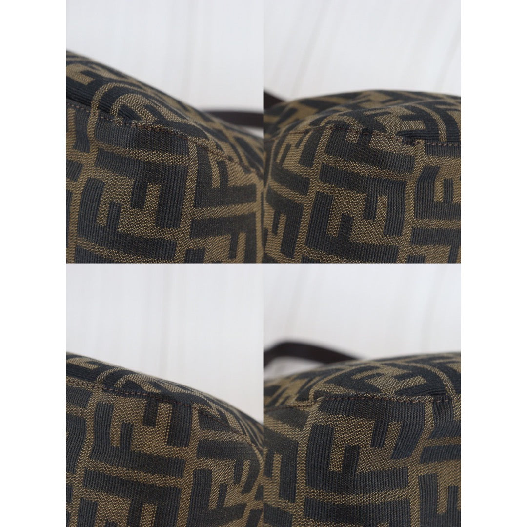 Rank A ｜ FENDI Zucca Mamma Bucket  Shoulder Bag｜23060905