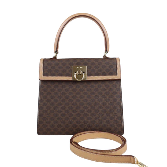 Rank A ｜ CELINE Macadam Handbag ｜23050404