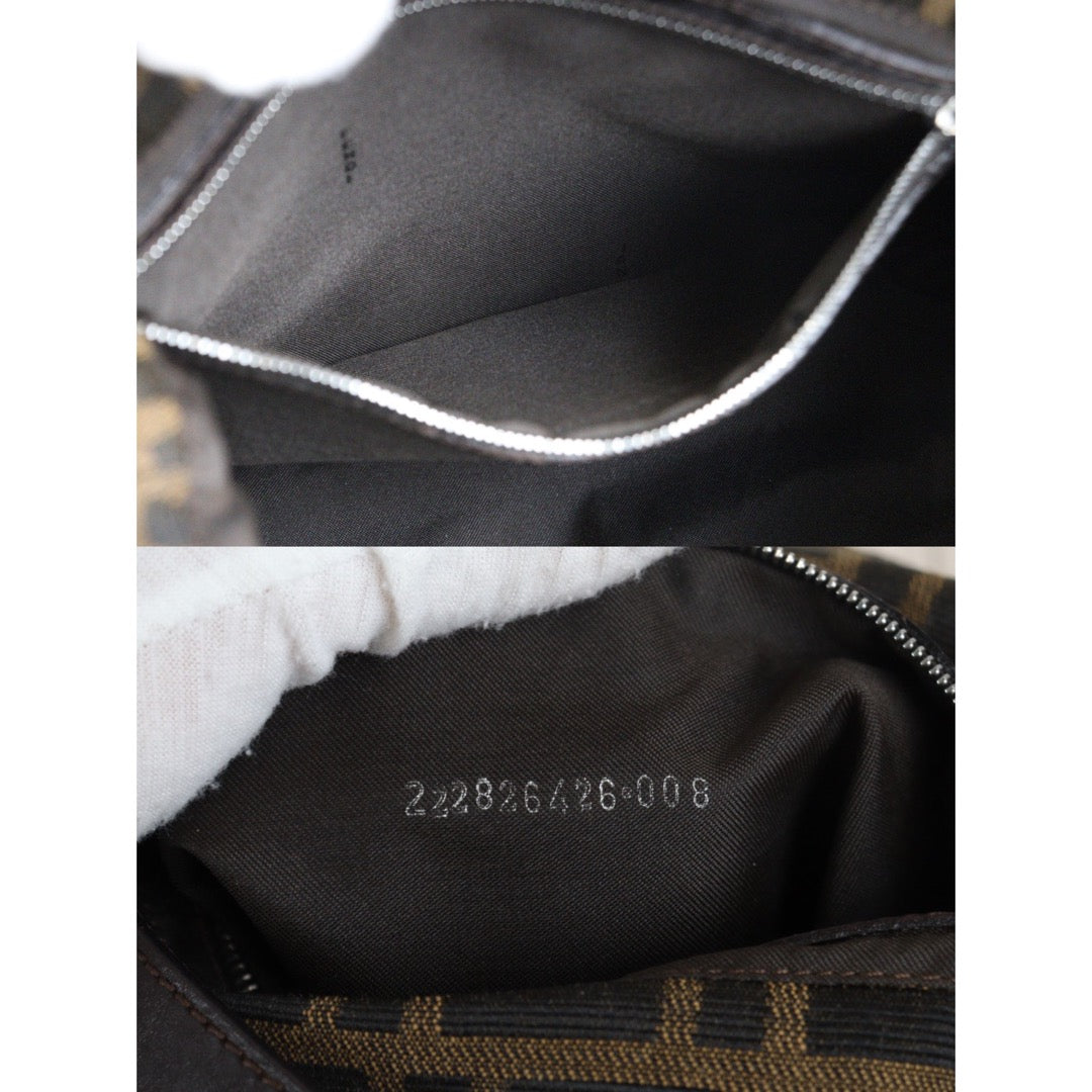 Rank A ｜ FENDI Zucca Mamma Bucket  Shoulder Bag｜23060905