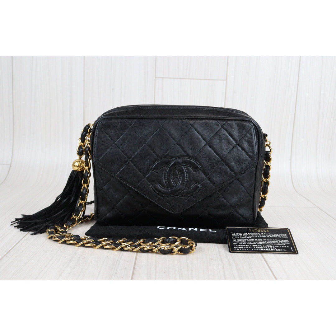 Rank AB ｜ CHANEL Matrasse Double Chain Camera Bag 23｜23050802