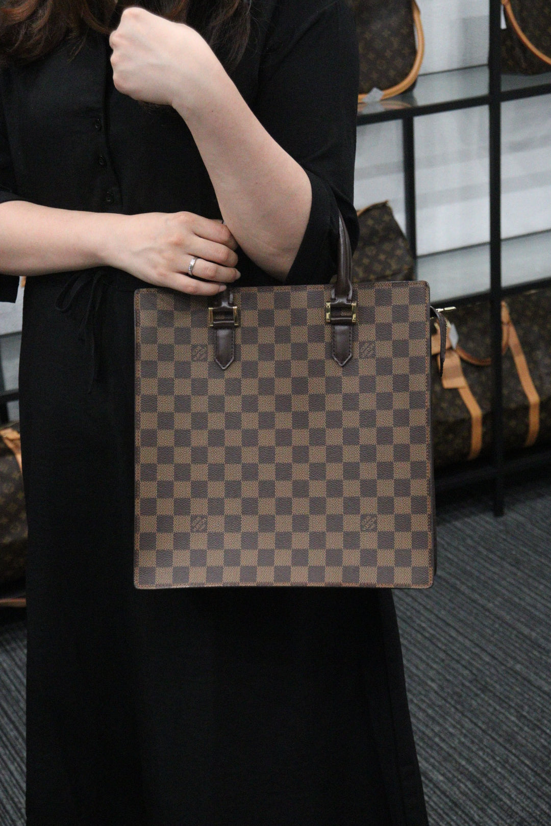Rank A ｜ Louis Vuitton Damier  Sack Plattote Bag   ｜23060118