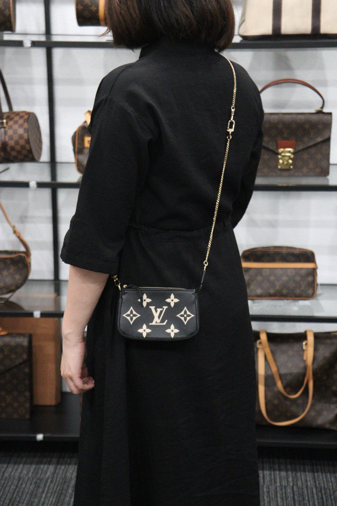 Rank S ｜ LV Monogram Calf LeatherMini Pochette Accessoir ｜V23061705