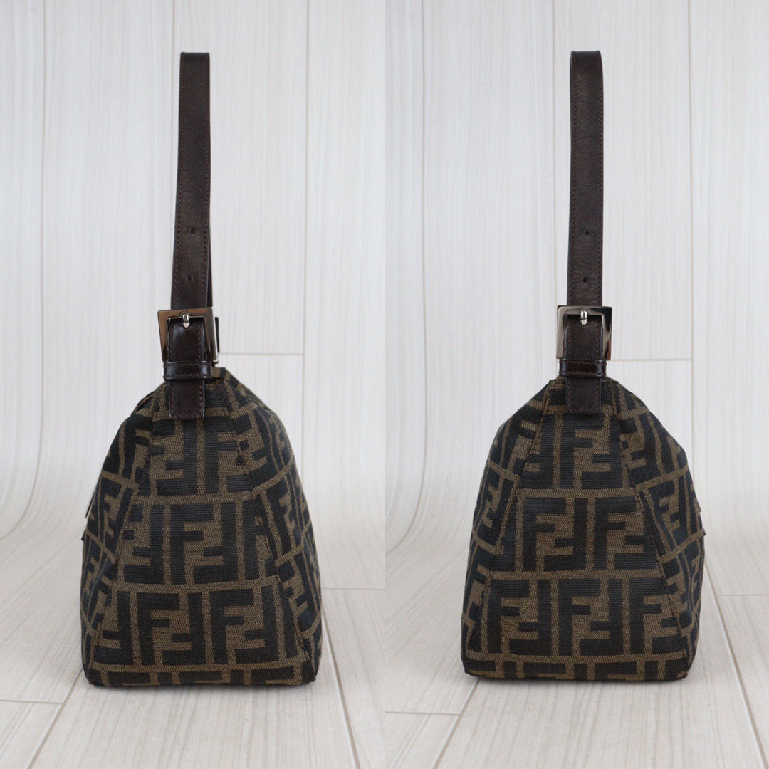 Rank A ｜ FENDI Zucca Mamma Bucket  Shoulder Bag｜23060905