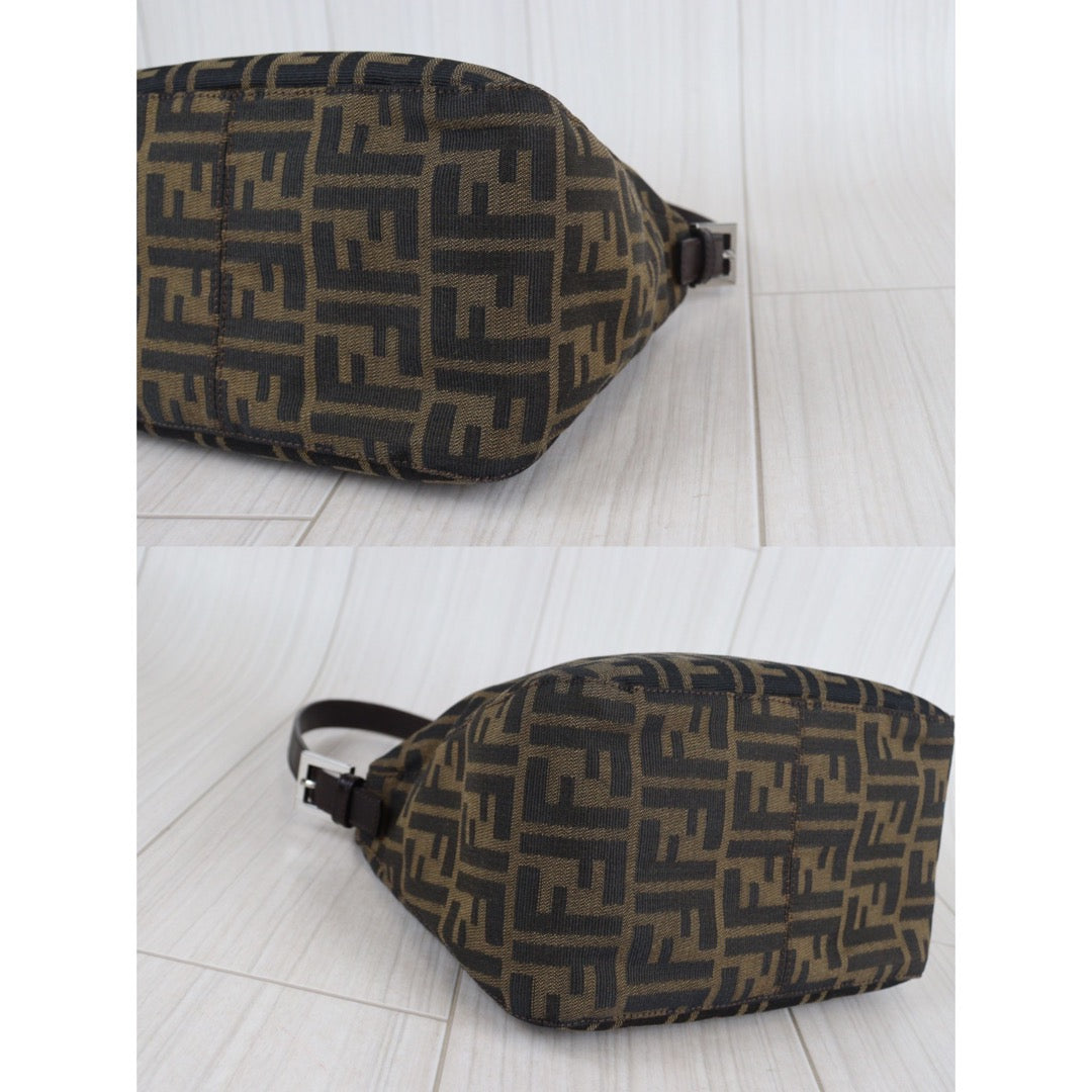 Rank A ｜ FENDI Zucca Mamma Bucket  Shoulder Bag｜23060905