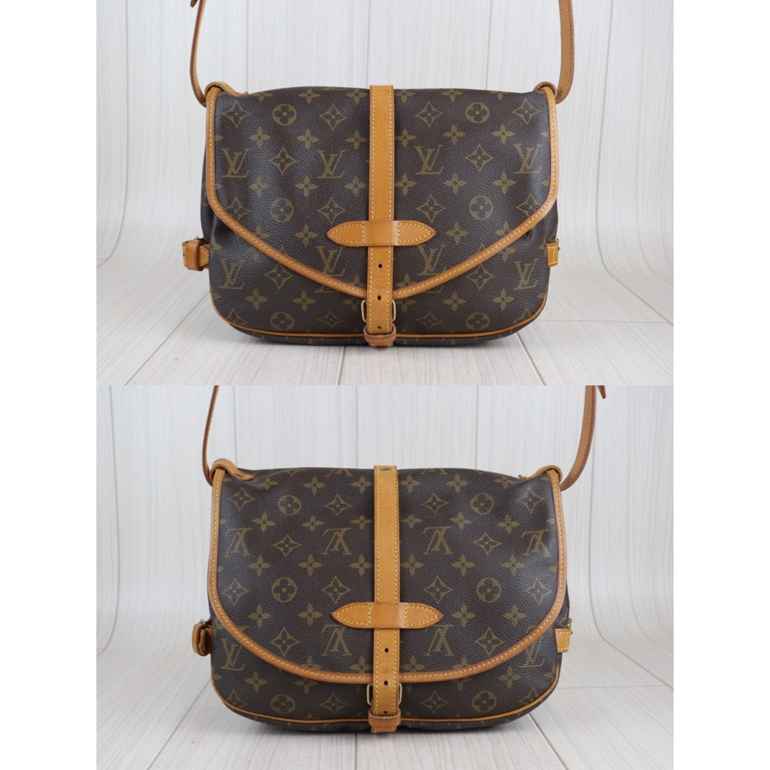 Rank AB ｜ LV Monogram Saumur MM Shoulder Bag｜23070412