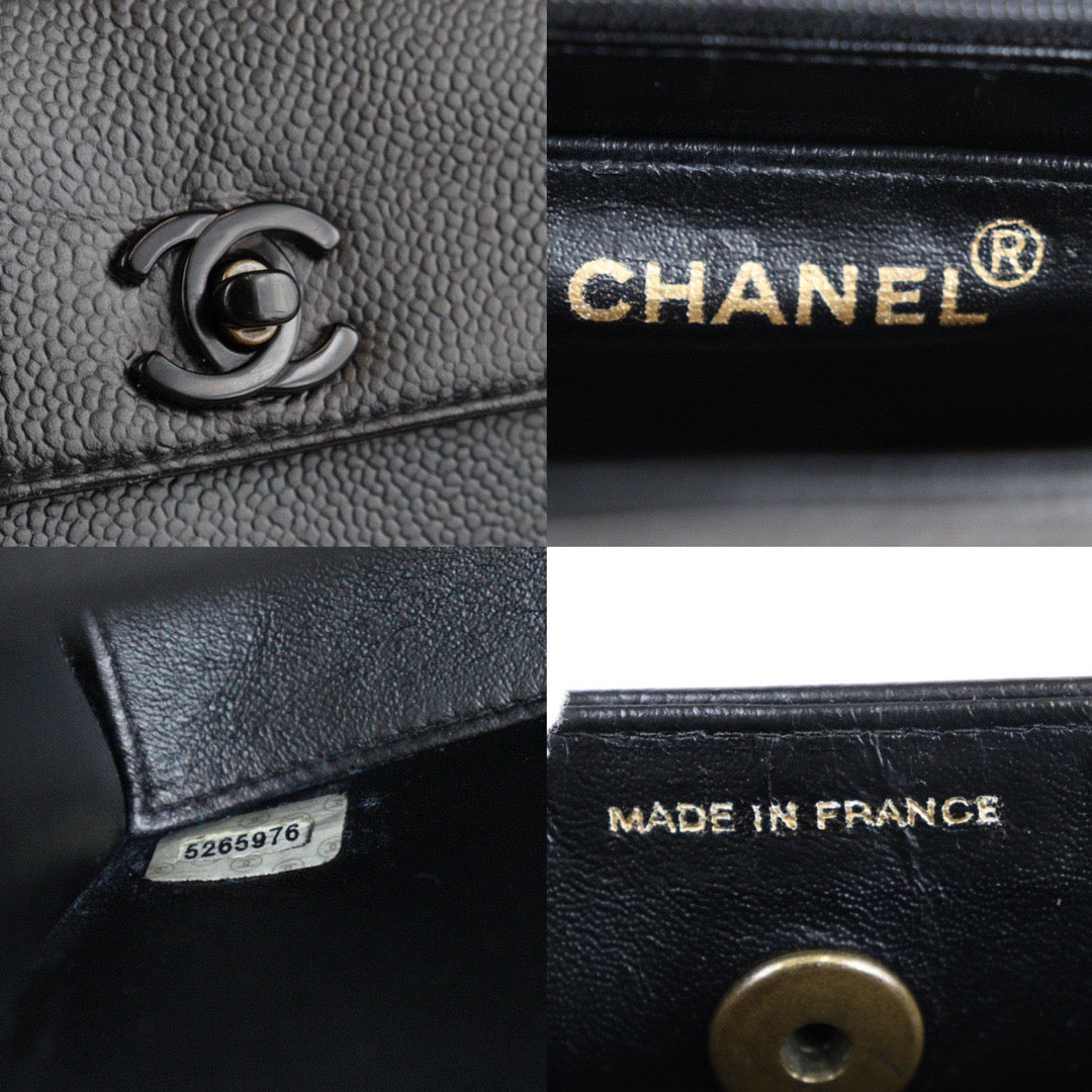 Rank AB ｜ CHANEL Caviar Skin HandBag Black｜23062308