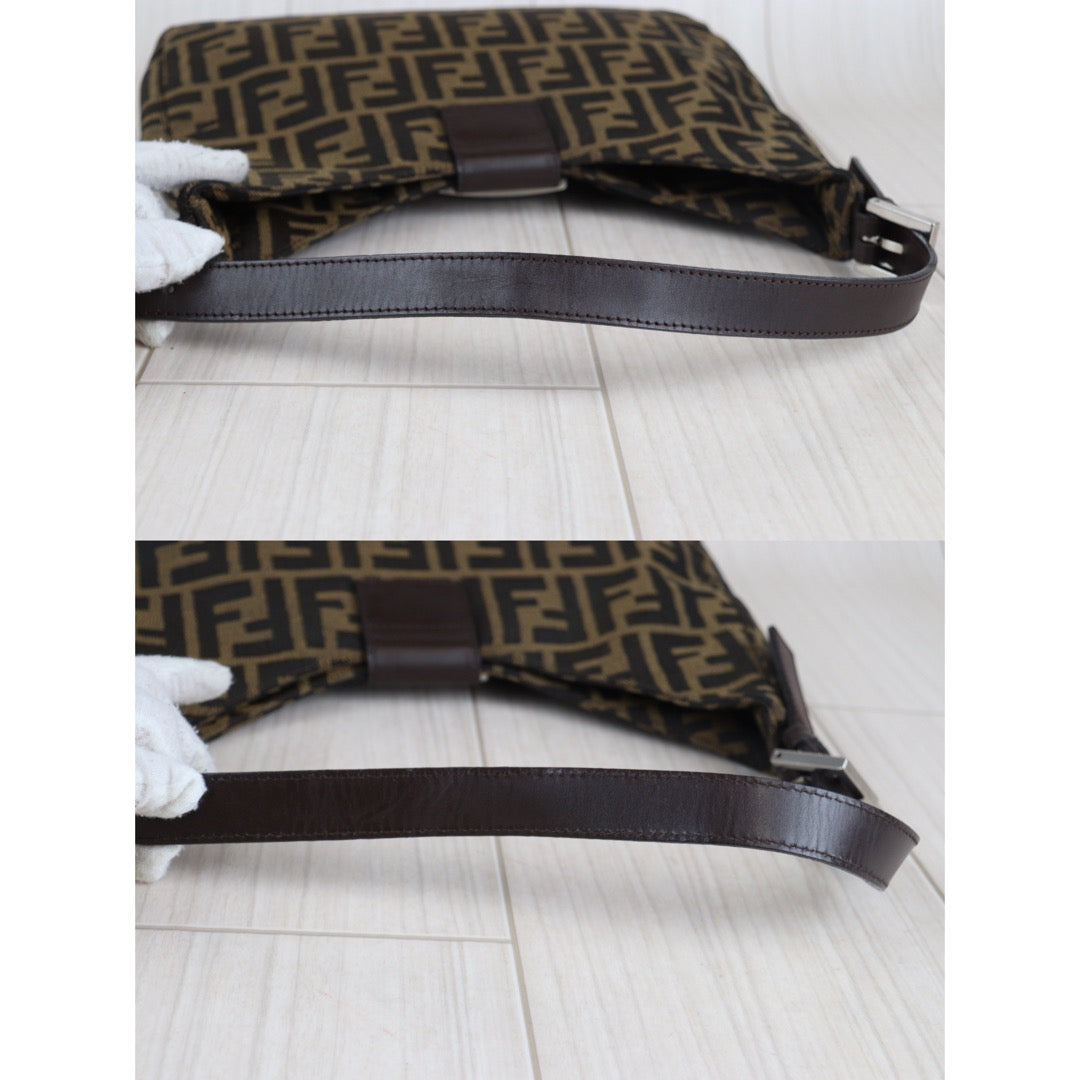 Rank A｜ FENDI Zucca Mamma Shoulder Bag ｜23070709