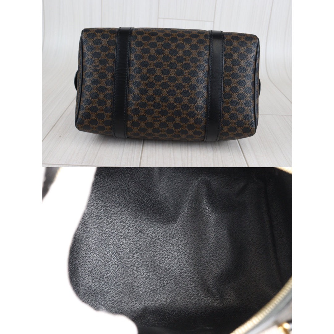 Rank A ｜ CELINE Macadam Black Poston 25 Bag Shoulder Bag ｜23062934