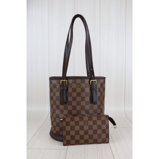 Louis Vuitton Vintage LV Monogram Petit Bucket Canvas Tote 