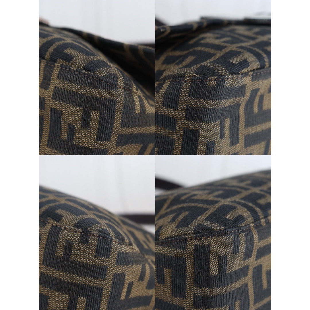 Rank A｜ FENDI Zucca Mamma Baguette Shoulder Bag ｜23072704