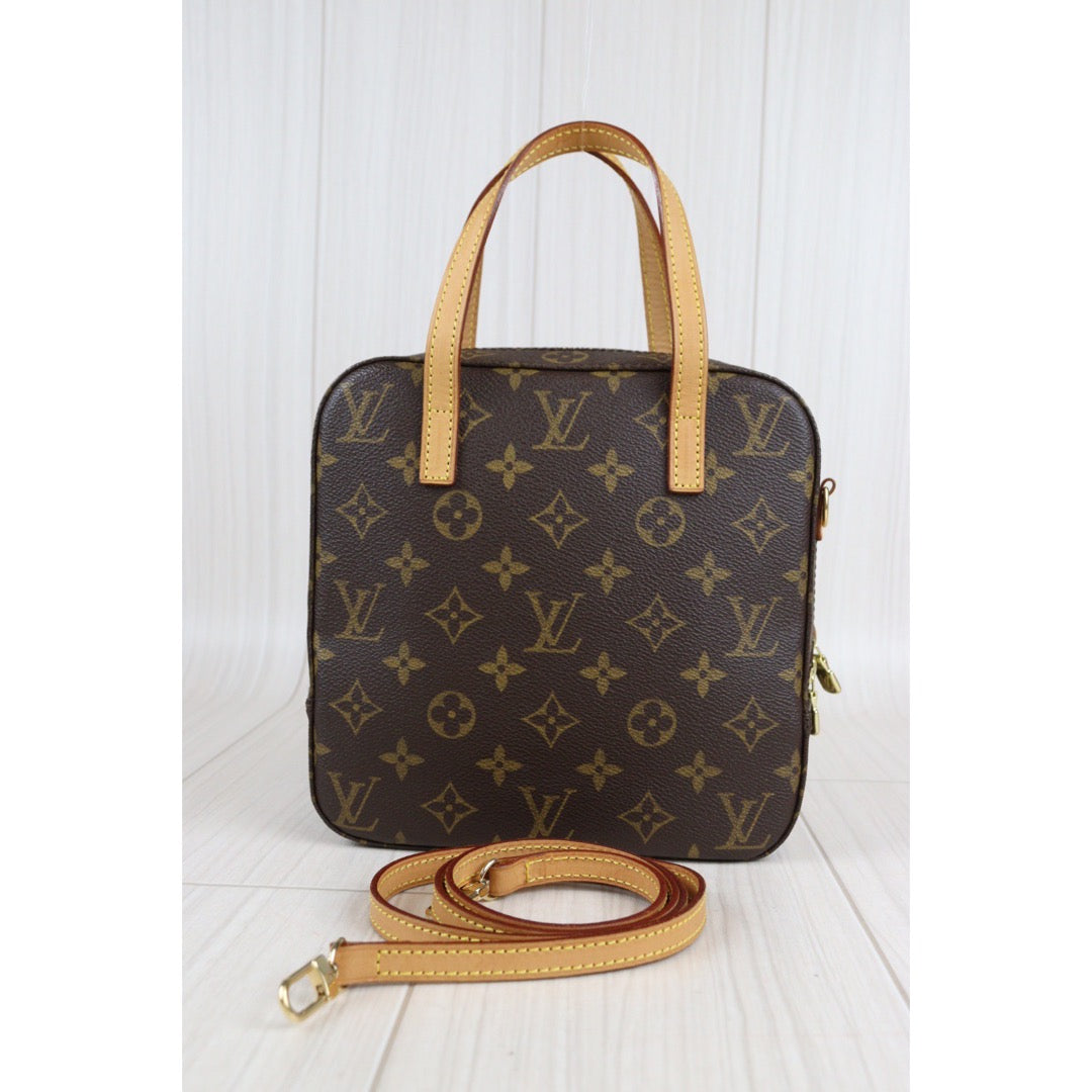 Sold at Auction: Louis Vuitton Monogram Spontini Bag