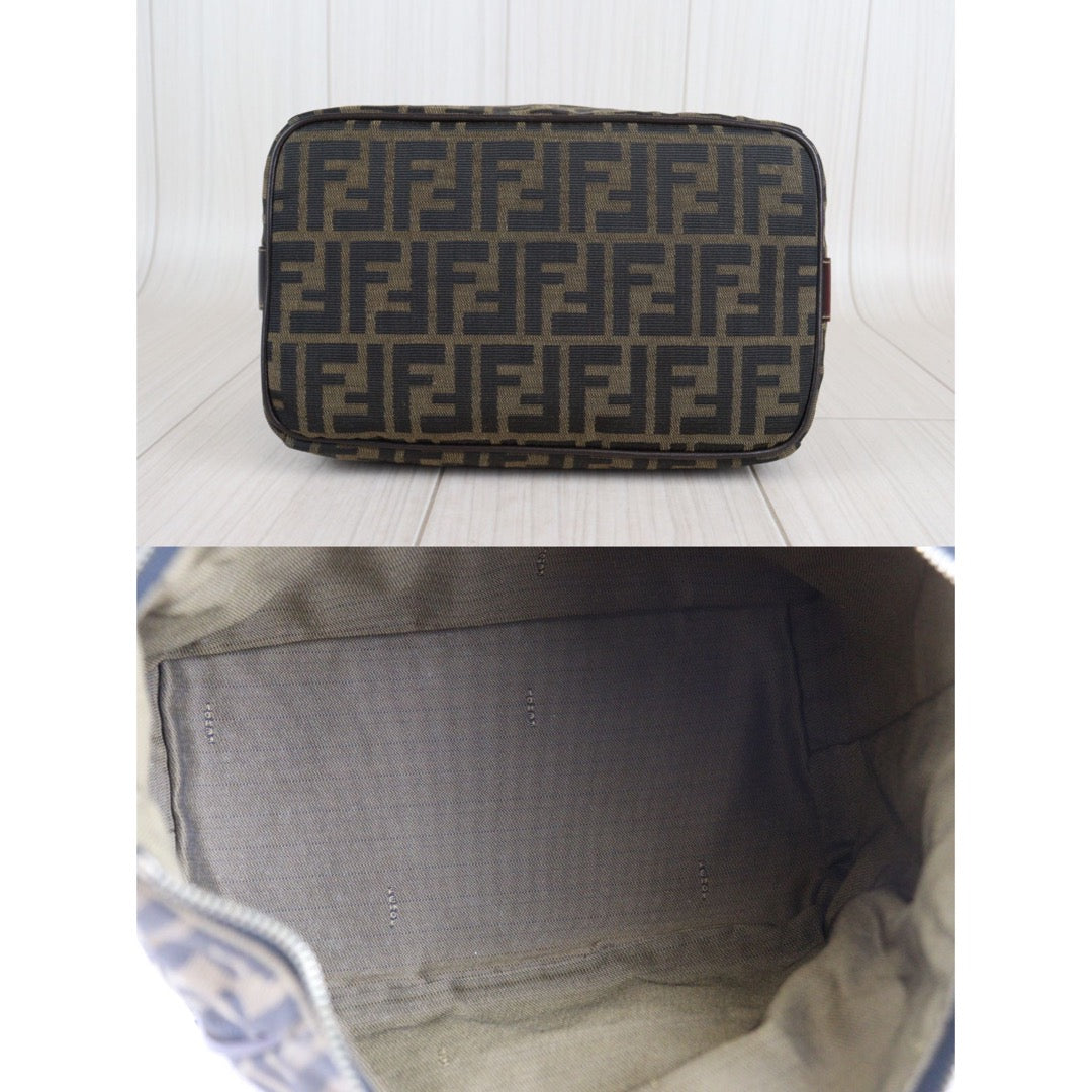 Rank A ｜ FENDI Zucca Handbag ｜23060805