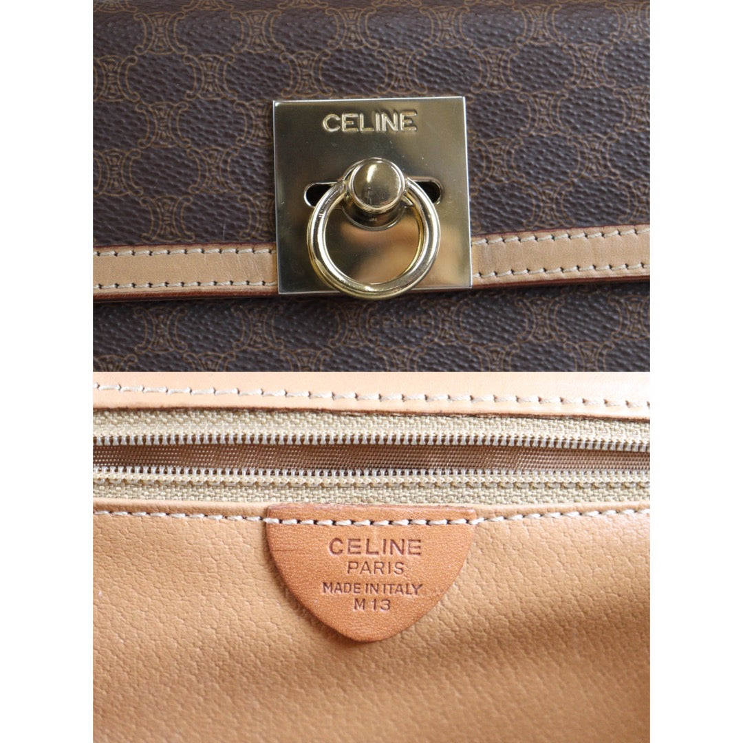 Rank A ｜ CELINE Macadam Handbag ｜23050404