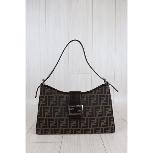 Rank A｜ FENDI Zucca Shoulder Bag ｜23061506