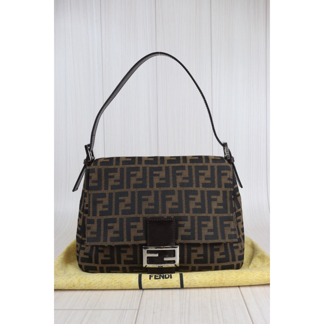 Fendi zucca mama baguette tobacco new arrivals