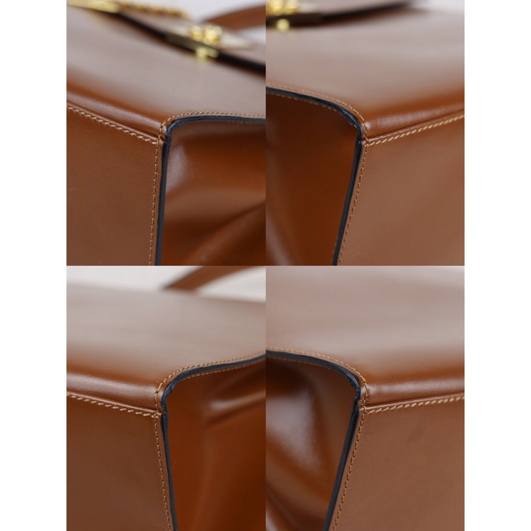 Rank A ｜ CELINE Calf Leather Handbag ｜V23062801